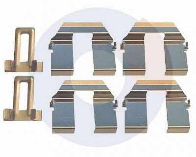 CARRAB BRAKE PARTS 2305 -  Комплектующие, колодки дискового тормоза